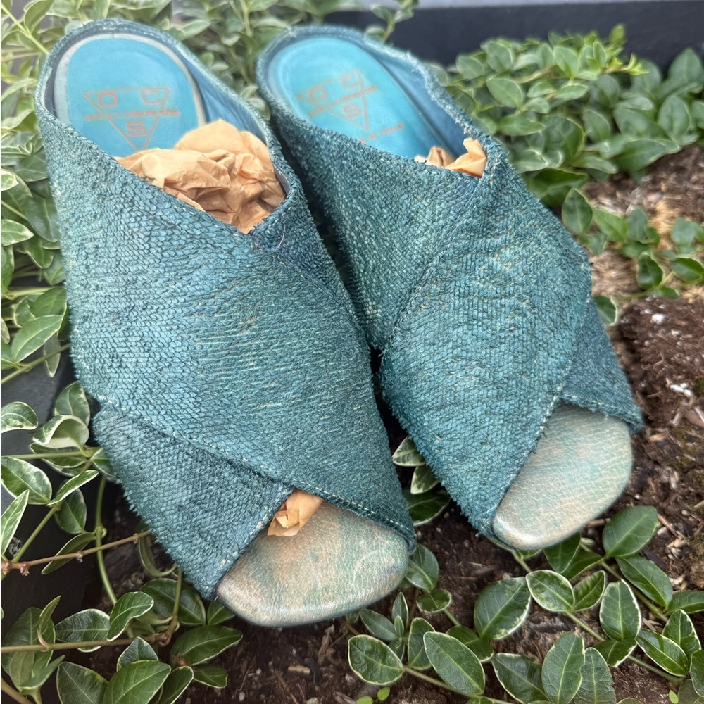Chic Teal Women's Slide Sandals